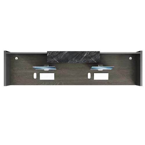 公司前台接待台简约现代办公桌小型理发收银台美容院迎宾服务吧台 - 图3