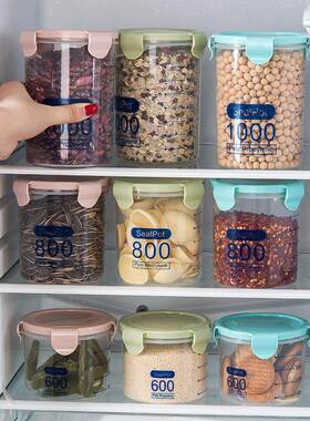 Airtight Grain Storage Containers for Kitchen, Food-Grade Tr