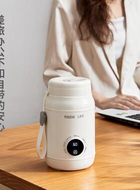 电热水杯烧水杯加热水杯小型可携式旅行出差办公室学生宿舍电热杯