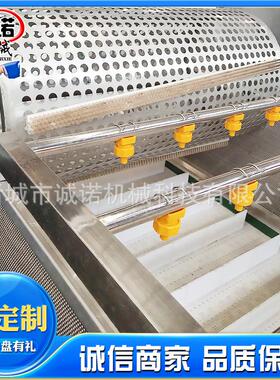 豆芽菜黄瓜西葫芦清洗机商用不锈钢果蔬气泡清洗机水果清洗线