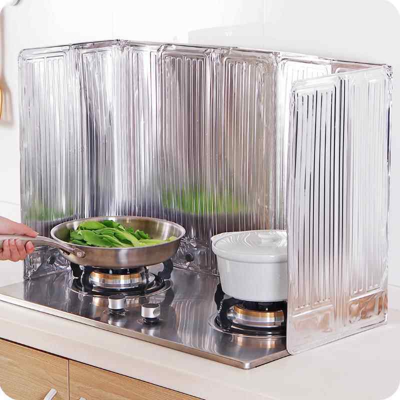 厨房防油挡板加厚铝箔隔热隔油灶台做饭炒菜防溅油油烟隔板挡油板,淘宝优惠券,粉丝福利购,淘宝优惠卷