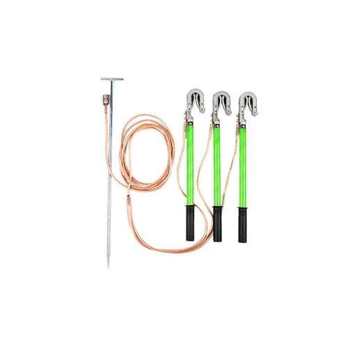 户外携带型带包短路接地线10KV/220KV双舌高压电力手握式接地棒 - 图3