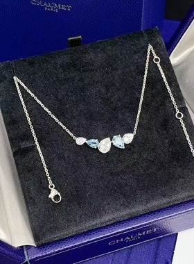 99新Chaumet/尚美巴黎Josephine约瑟芬星圆·白鹭项链女款