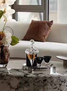 轻奢现代样板间客厅茶几桌面软装彷真花艺组合装饰摆饰展厅摆台