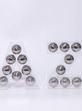 美豹现代几何金属摆件样板房售楼处客厅桌面装饰品家居工艺品摆设
