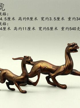 纯铜四方神兽 四大神兽摆件 青龙白虎朱雀玄武四方位瑞兽家居摆饰