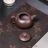 Yixing purple clay pot original mine old purple clay card cover double dragons playing with beads household kung fu teapot tea set