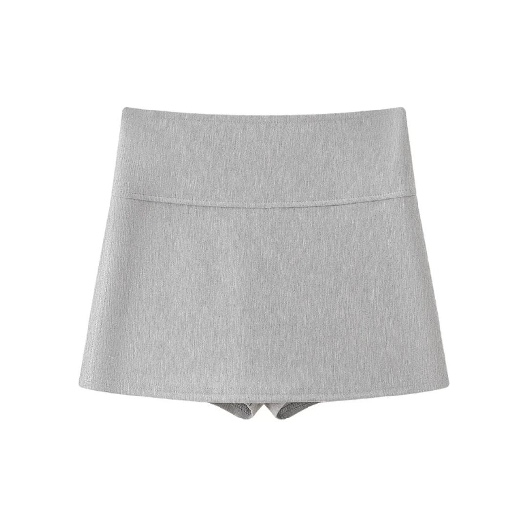 Banmi's carefully selected sports short skirt for women to wear as a light-proof walking half-length sexy high-waisted A-line hip slit skirt