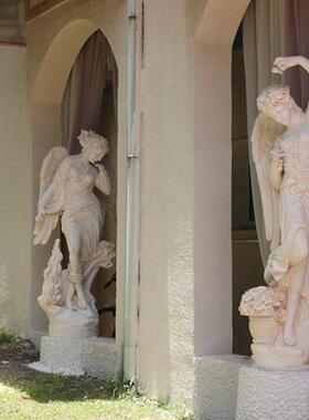 大型落地玻璃钢人物雕塑像庭院花园装饰摆件女神天使客厅艺术品