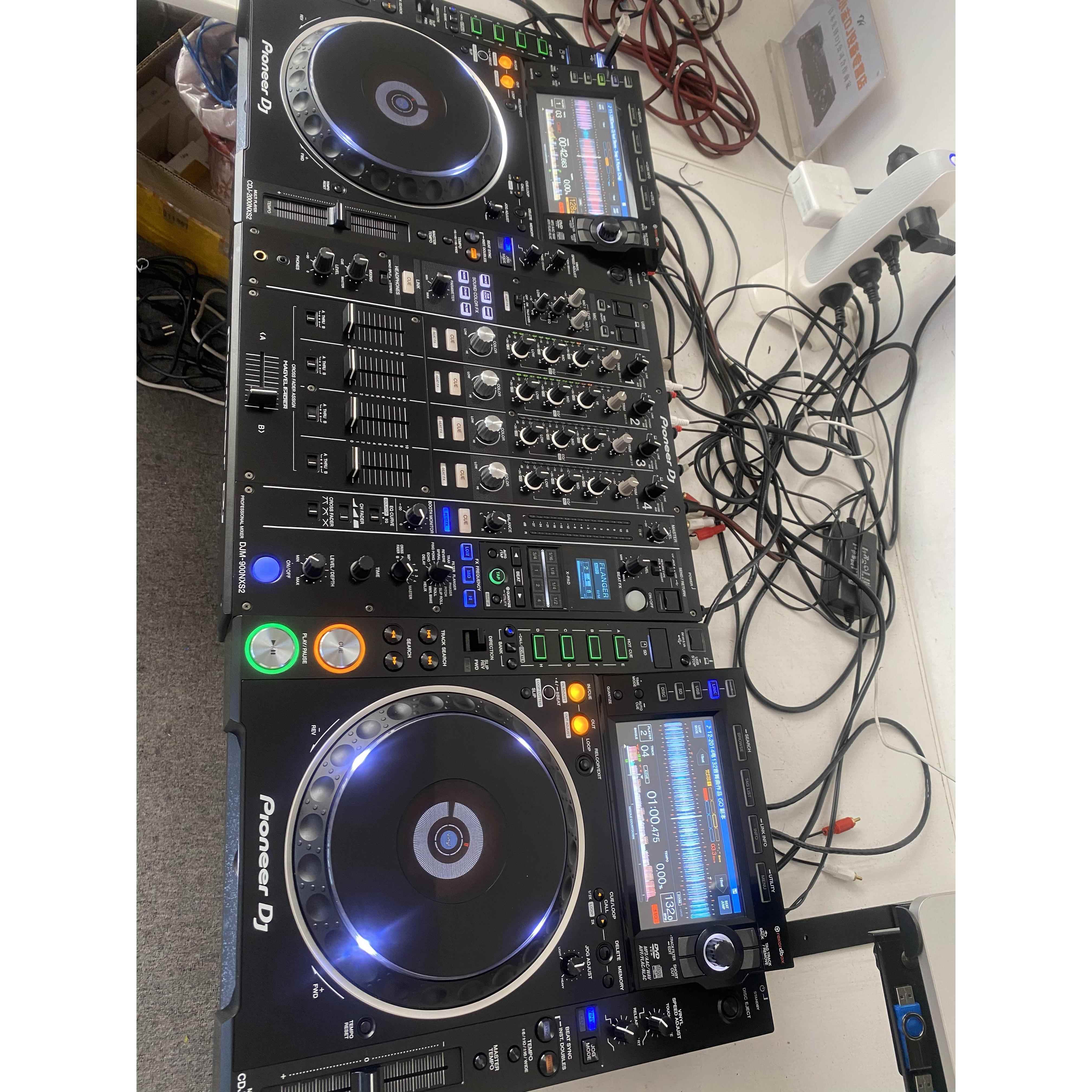 先锋CDJ-2000NXS2打碟机三代+DJM-2000NEXUS混音台，酒吧打碟机 - 图1