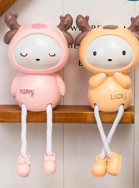 客厅电视酒柜家居墙上置物架装饰品小摆件吊脚娃娃工艺礼品摆饰摆