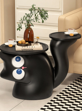 沙发创意可电视柜大型卡通摆件旁边客厅猫猫家居装饰爱小茶几落地