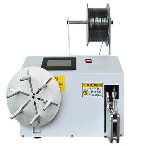 半自动绕线扎线机电源线数据线扎线机胶布缠绕机网线绕线机 - 图2