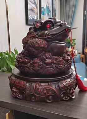 金蟾招财摆件开 业乔迁礼品三足蟾蜍收银柜台玄关酒柜办公室装饰