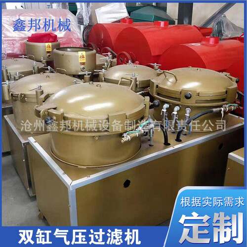 全自动加热真空双桶食用油滤油机气压榨油机配套设备菜籽油电加热 - 图0