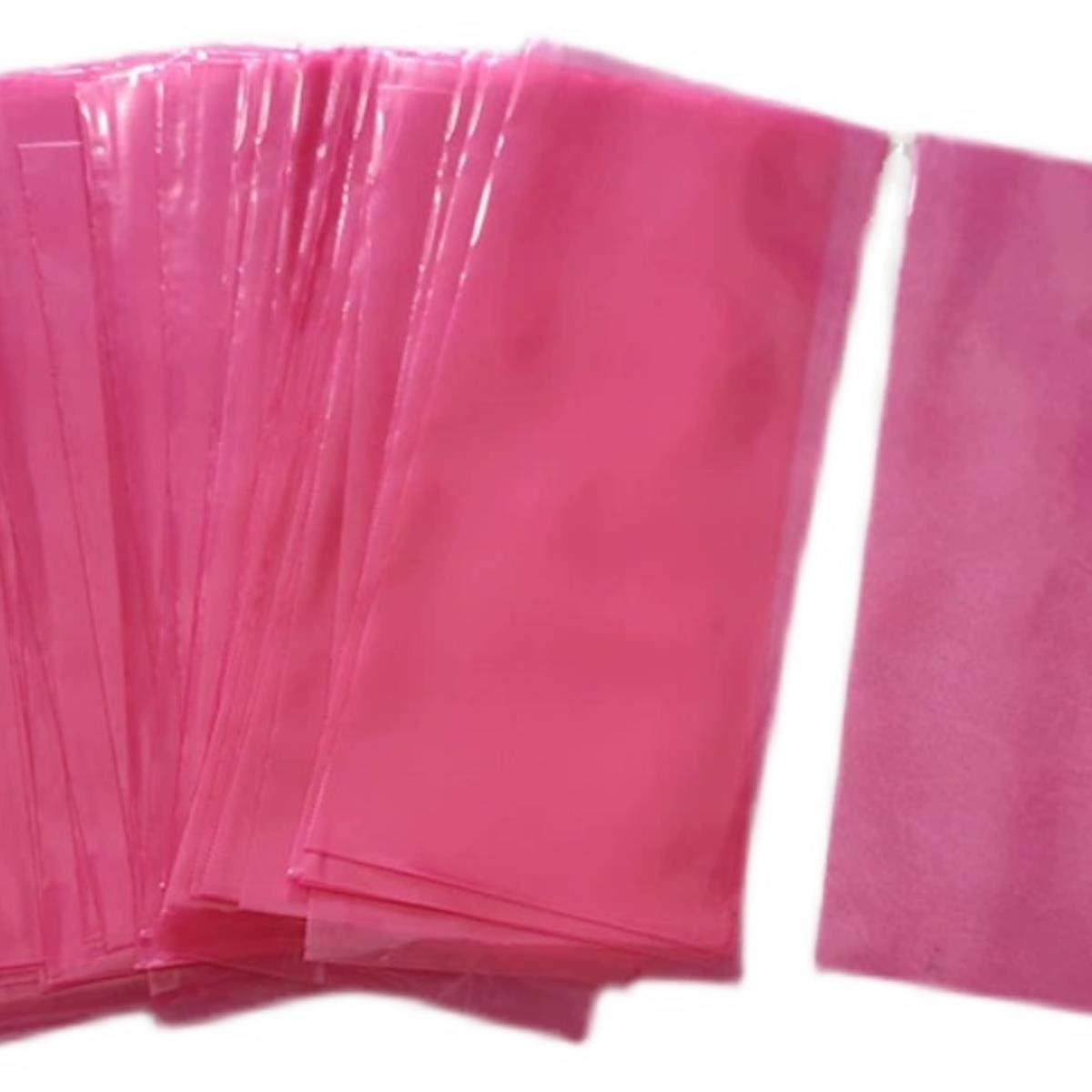 玫红色防静电PE平口袋小号礼品饰品喜庆零部件工业耗材电子产品袋,淘宝优惠券,粉丝福利购,淘宝优惠卷