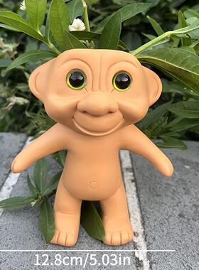 新款直销跨境亚马逊户外花园装饰大象树脂工艺品摆件太阳能灯庭院