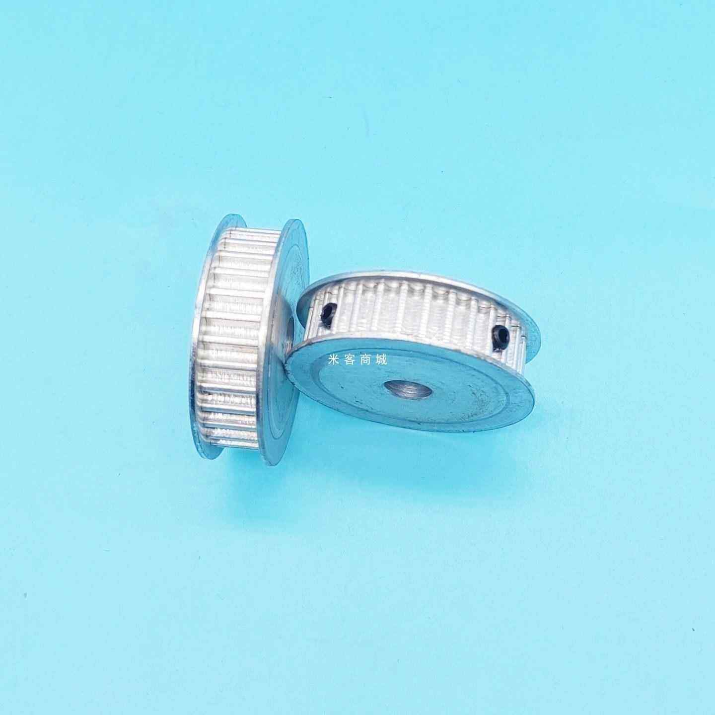 平面同步带轮HTD-3-M铝合金15~50齿高扭矩尼龙电机皮带轮带挡边A,淘宝优惠券,粉丝福利购,淘宝优惠卷