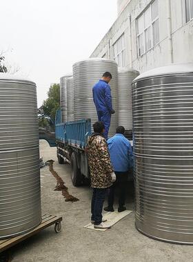 圆顶平底冷水箱家用水塔304不锈钢储水罐水桶