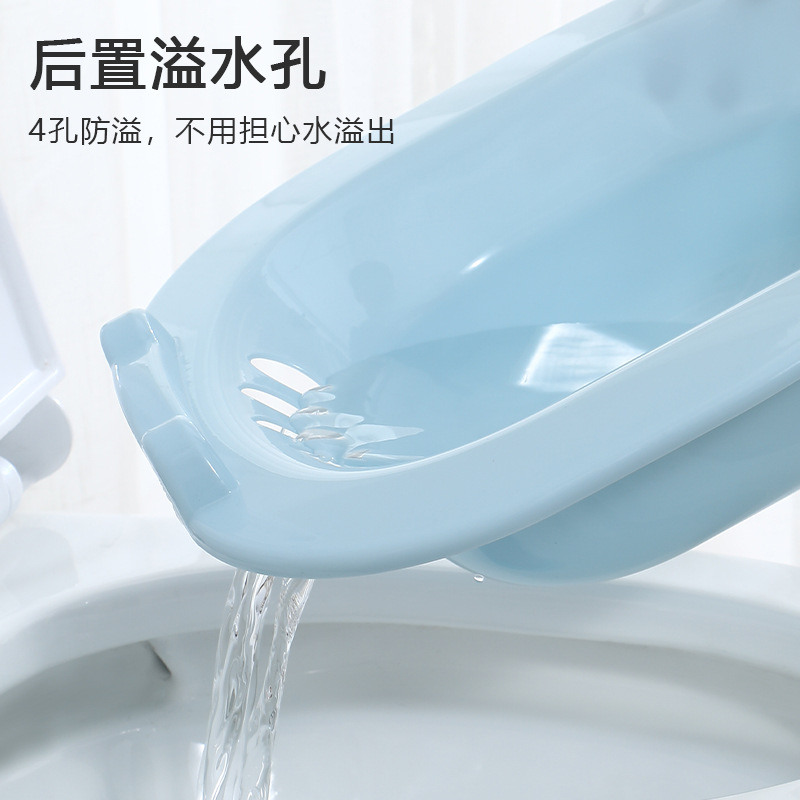 坐浴盆女士专用私处马桶盆孕妇产妇月子盆可折叠马桶洗屁股盆 - 图1