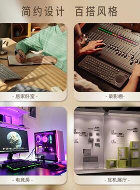 黑胡桃耳机架 木质耳机支架展示架子实木头戴耳机挂架