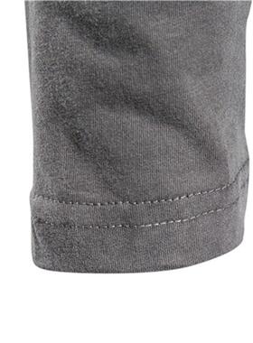 100% Cotton Long Sleeve T shirt For Men Solid Spring Casual