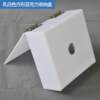 Milky white acrylic equipment protective cover construction site punch and attendance machine protective cover construction punch dust cover with cover