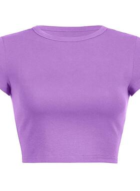Crop Tops for Women Workout Tops Trendy Summer Basic Shirts