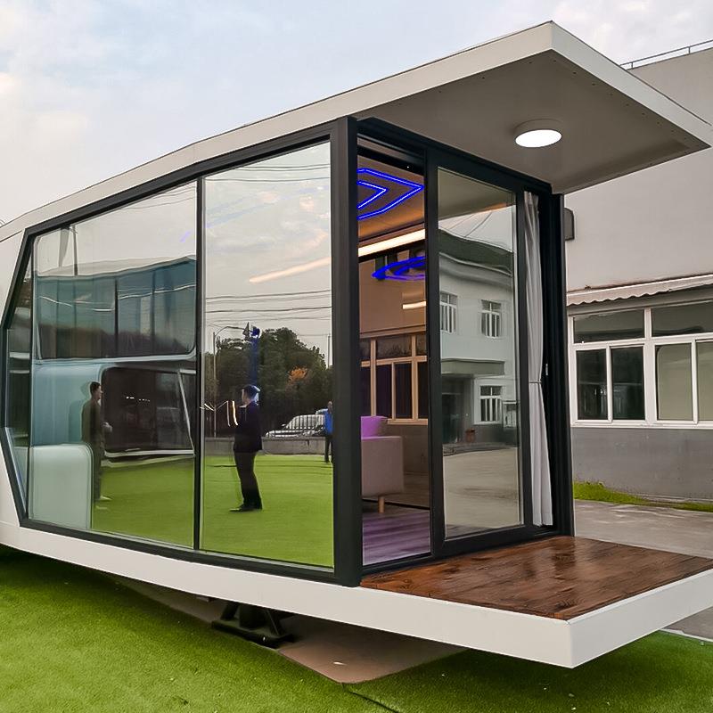 融捷太空舱移动房子住人家用别墅集成房屋民宿房商铺苹果仓工厂 - 图0