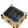 Red Rabbit Western Kitchen Wooden Box Oden Cooking Machine Commercial Double Basin 18-grid Spicy Hot Pot Electric Hot Pot Multi-Function