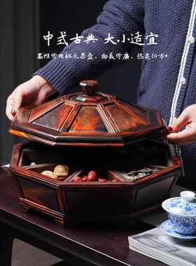 采购产品红木水果盘，红木干果盒，红木交叉脚趾零食盒，客厅家用