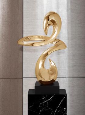 现代ST304玄简约客厅关落地树脂雕塑摆家居件软装饰品楼处工艺品