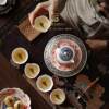 Mr. Ji's gilded Dunhuang rubbings Feitian Wufu Kungfu tea set is a high-end cultural and creative gift for elders and foreigners
