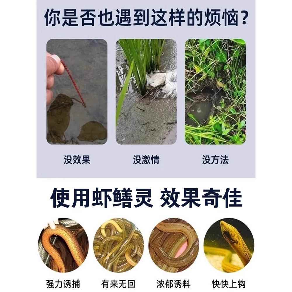 抓捕黄鳝神器专用小药饵料诱食诱饵虾蟹鳝鱼腥臭味饵料高浓诱食剂 - 图0