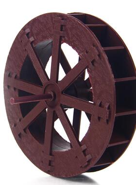 水轮小水车喷泉流水摆件轮子假山盆景家用户外配件造景庭院装饰品