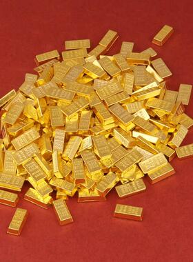 创意金砖合金摆件迷你小金条招财元宝开业乔迁新婚礼品家居装饰品