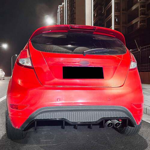 适用福特嘉年华Fiesta MK7/7.5 2012-17后唇尾唇扰流板外饰改装配 - 图0