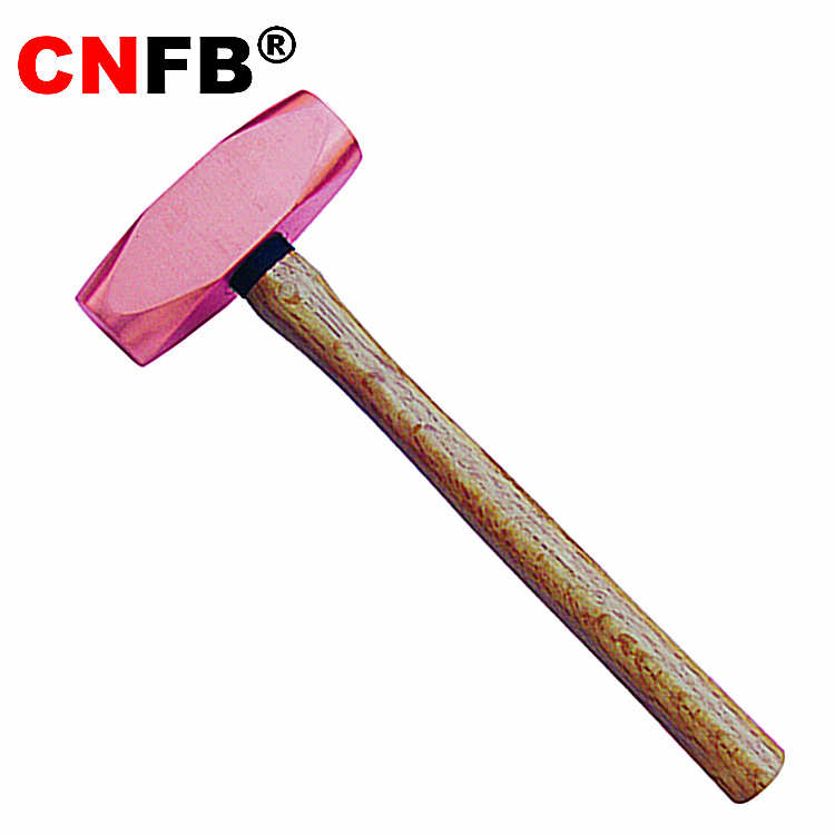 (桥防)天津桥防CNFB 紫铜木柄欧式平锤 T82207B - 图0