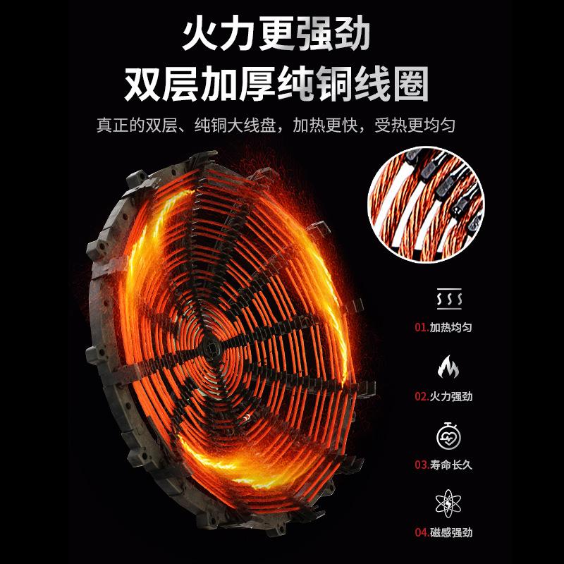 Y字煮面锅大功率商用电磁炉大炒炉大容量快餐厅食堂大锅灶卤肉锅 - 图2