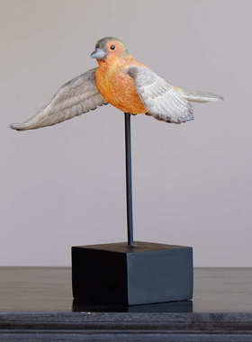 美式欧式田园创意小鸟摆件客厅家居饰品电视柜酒柜软装饰品小摆设