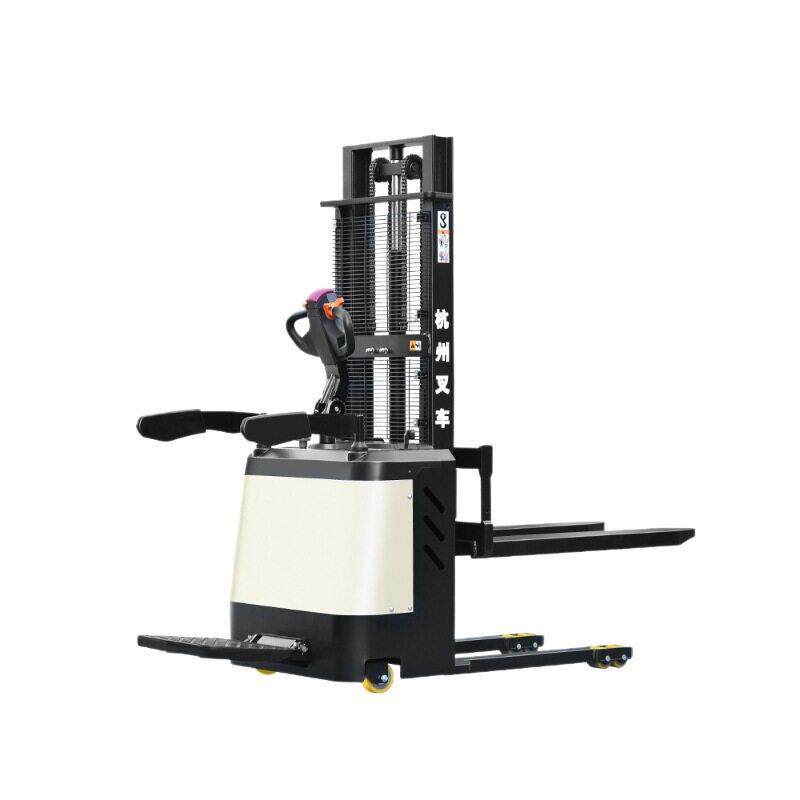 Hangcha station ride-on stacker forklift 2 tons 1.5 tons hydraulic stacker truck forklift electric lift forklift electric forklift