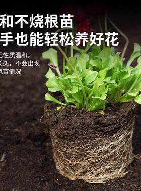 羊粪发酵有机肥家用养花种菜农家肥肥料花卉种植底肥通用型鸡粪肥