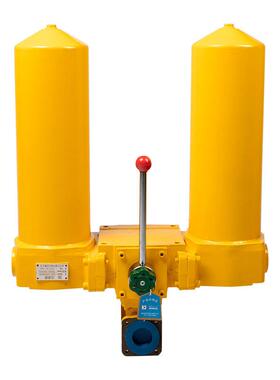 定制SQU-A系列双筒回油过滤器 一备一用双筒管路滤油器
