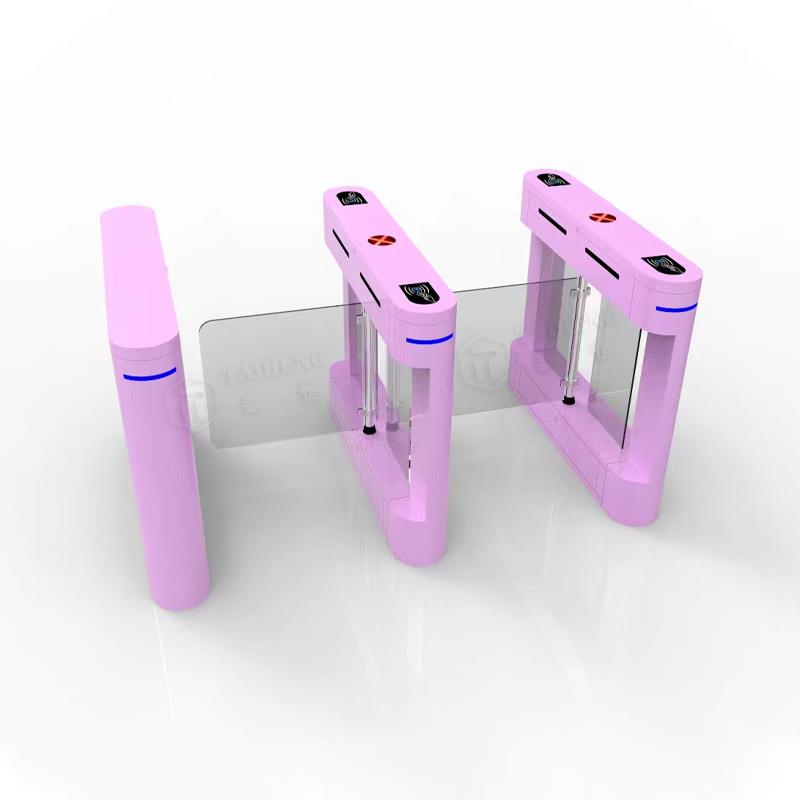 Swing gate for pedestrian passage in school community, one-card attendance access control system, smart campus scenic spot, factory small swing gate