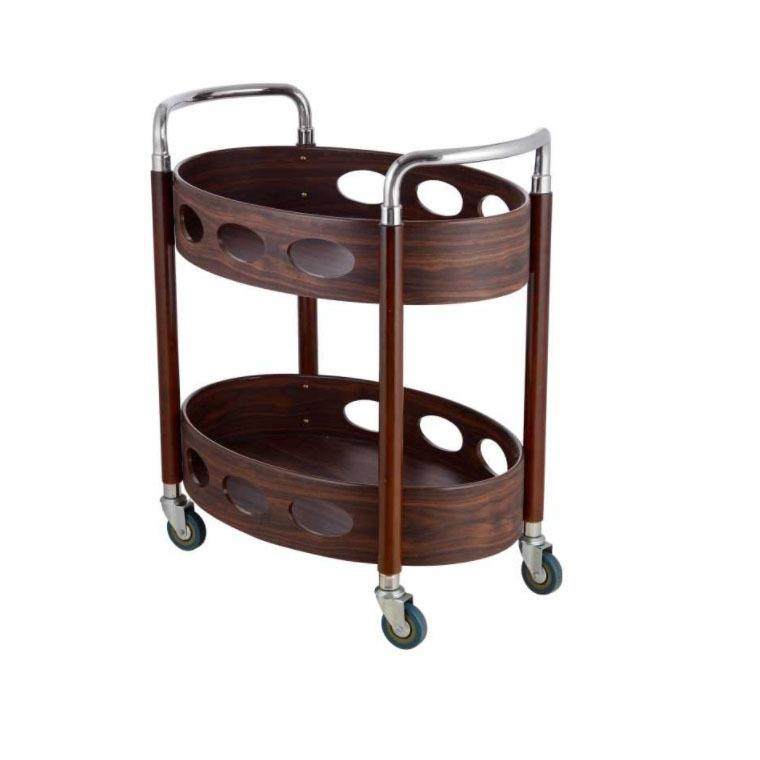 酒水车实木圆形酒水车饮料车推车酒店小推车送酒车点心车餐车,淘宝优惠券,粉丝福利购,淘宝优惠卷