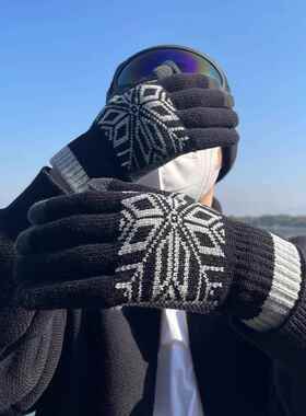 冬季青少年和学生骑和驾驶的男子羊毛手套，加厚和温暖，时尚的羊
