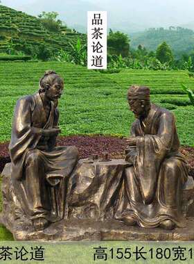 铸铜近现代人物雕塑城市商业步行街铜像中式民俗小品文化艺术摆件