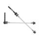 Mountain bike quick release rod, round head, road bike titanium alloy quick release rod, hub titanium quick release tie rod