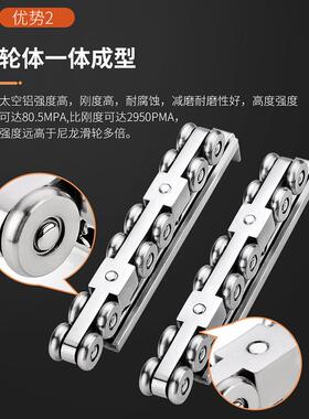 推拉门吊轮移门吊门金属滑轮吊轨轮玻璃木门移门轮12轮静音轨道轮