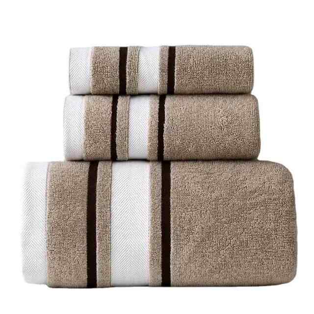 Plain cotton towel bath towel adult household wash towel breaks up the gear and adds water-absorbing towel soft couple cover towel
